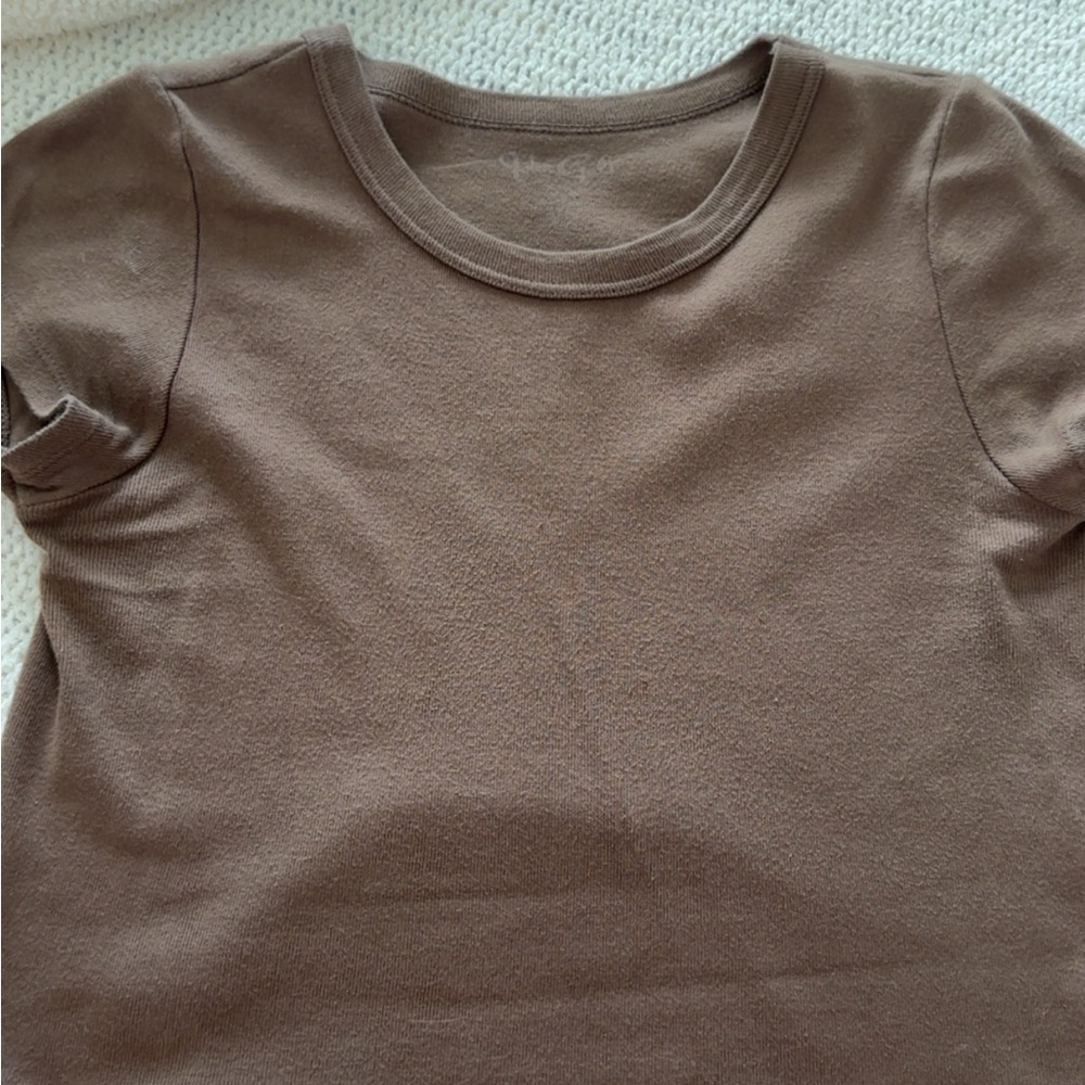 Brandy Melville Brown Crop Top